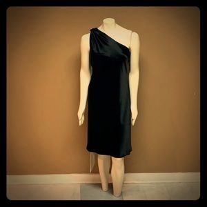 ABS by Allen Schwartz One Shoulder Evening Dress